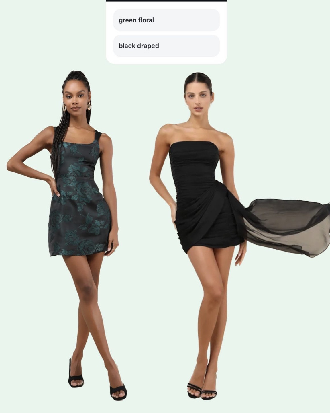 I love both of these mini dresses for the holiday season or date night 

#LTKFallSale #LTKWedding #LTKNYFW
