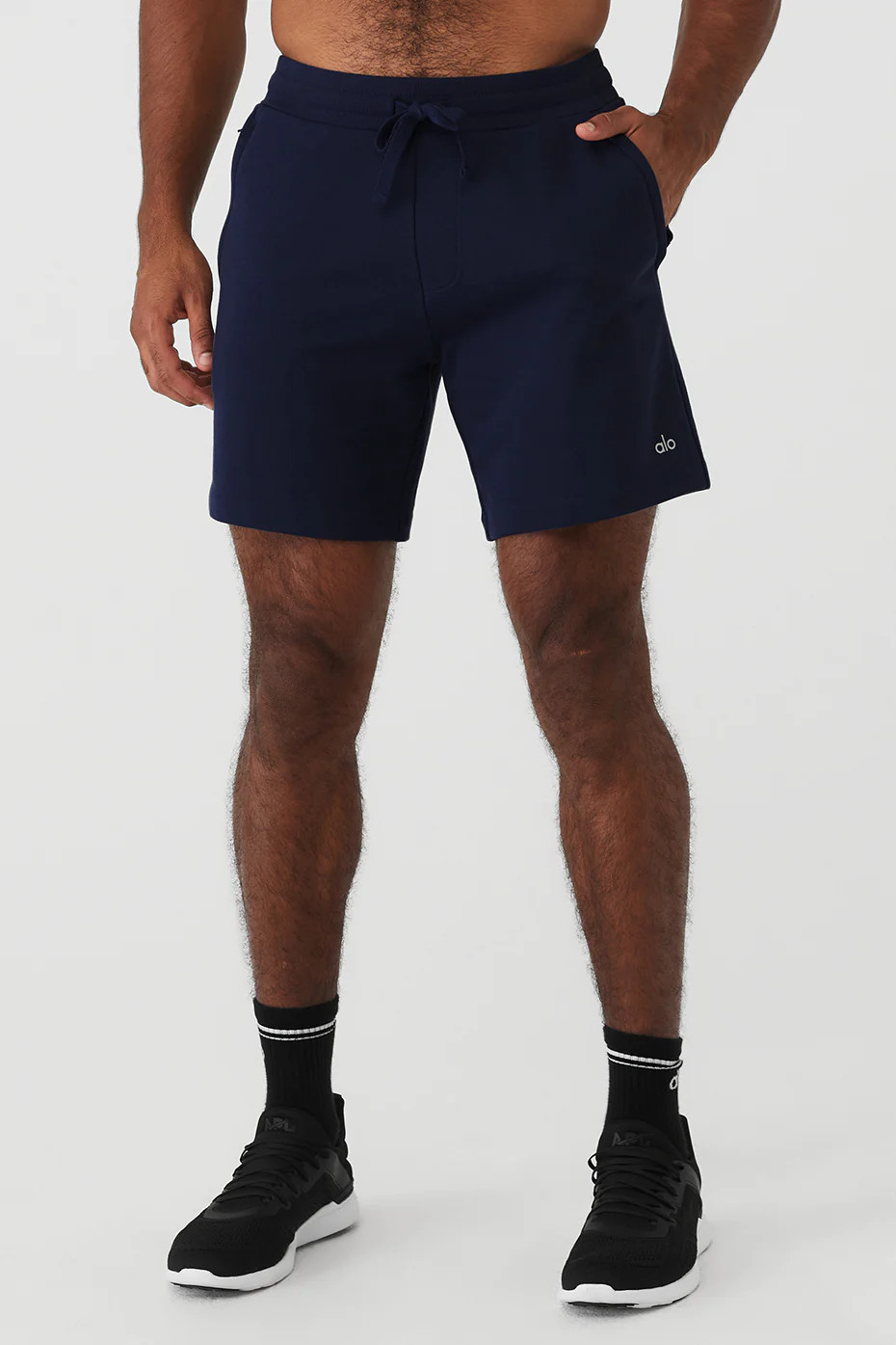 ALO | Chill Short in Navy Blue, Size: Medium | Alo Yoga (US)