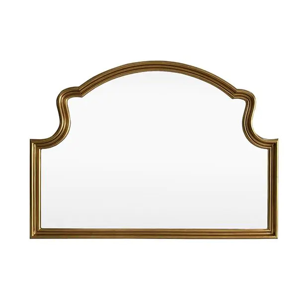 Gold Frame Arched Wall Mirror | Antique Farm House
