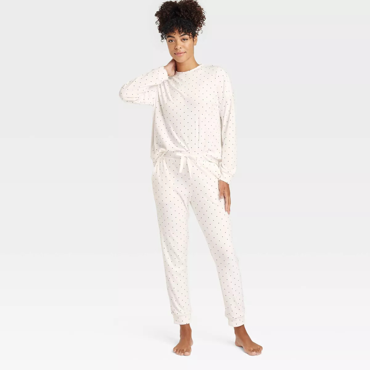 Women's Minky Fleece Pullover Top and Joggers Pajama Set - Auden™ | Target