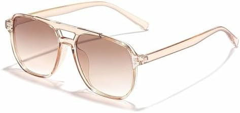 Retro Oversized Square Aviator Sunglasses for Women Men 70s Vintage Sun Glasses UV400 | Amazon (CA)