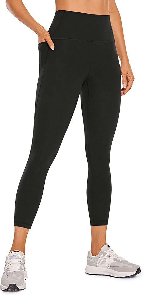CRZ YOGA Womens Butterluxe Workout Capri Leggings with Pockets 21 Inches - High Waisted Gym Athle... | Amazon (US)