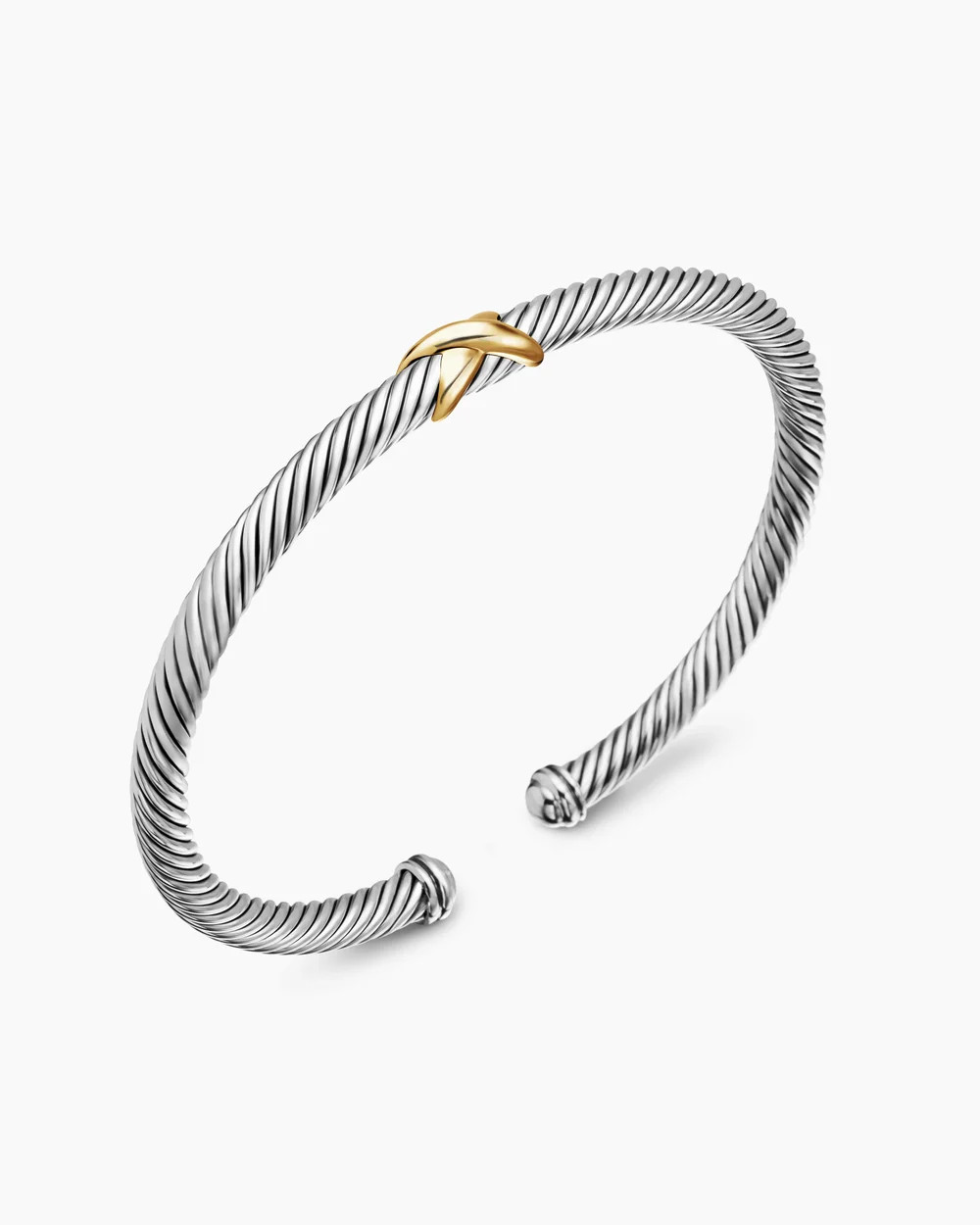X Classic Cable Station Bracelet | David Yurman