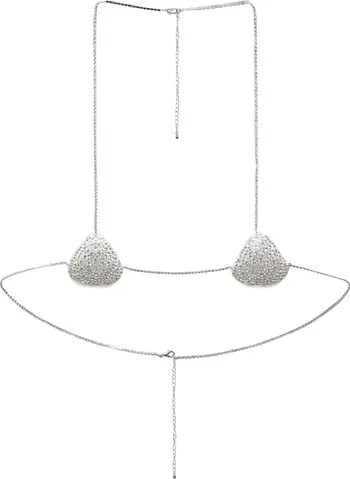 MANGO Crystal Body Necklace | Nordstrom | Nordstrom