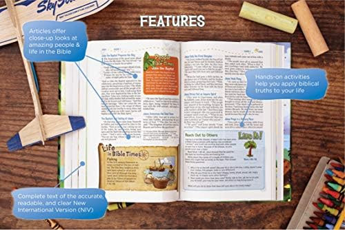 NIV, Adventure Bible, Leathersoft, Pink, Full Color | Amazon (US)