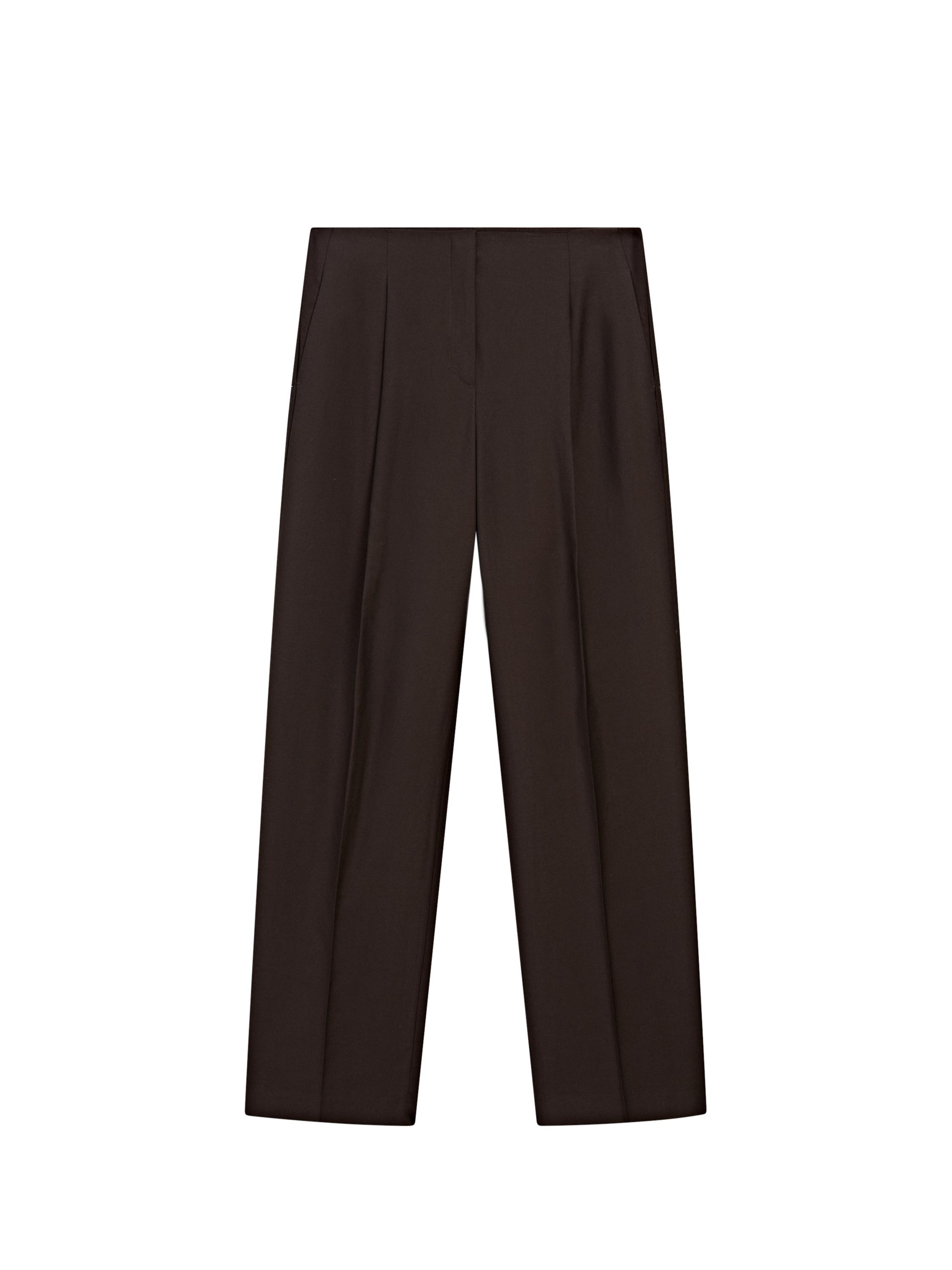Wool blend trousers | Massimo Dutti US