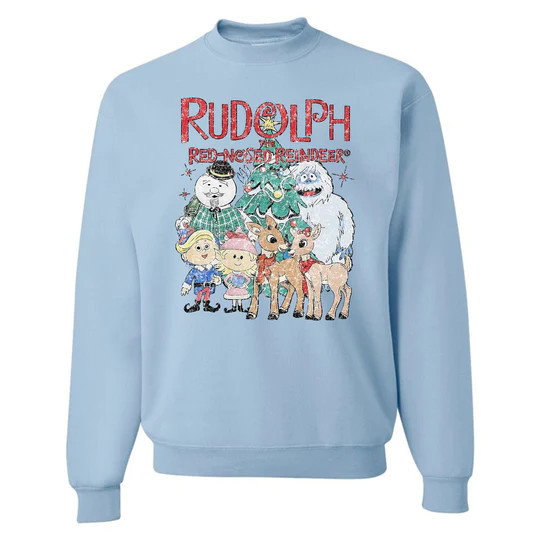 'Vintage Rudolph' Crewneck Sweatshirt | United Monograms