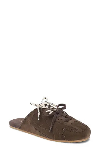 Coconuts by Matisse Devyl Lace-Up Mule in Choco at Nordstrom Rack, Size 9 | Nordstrom Rack