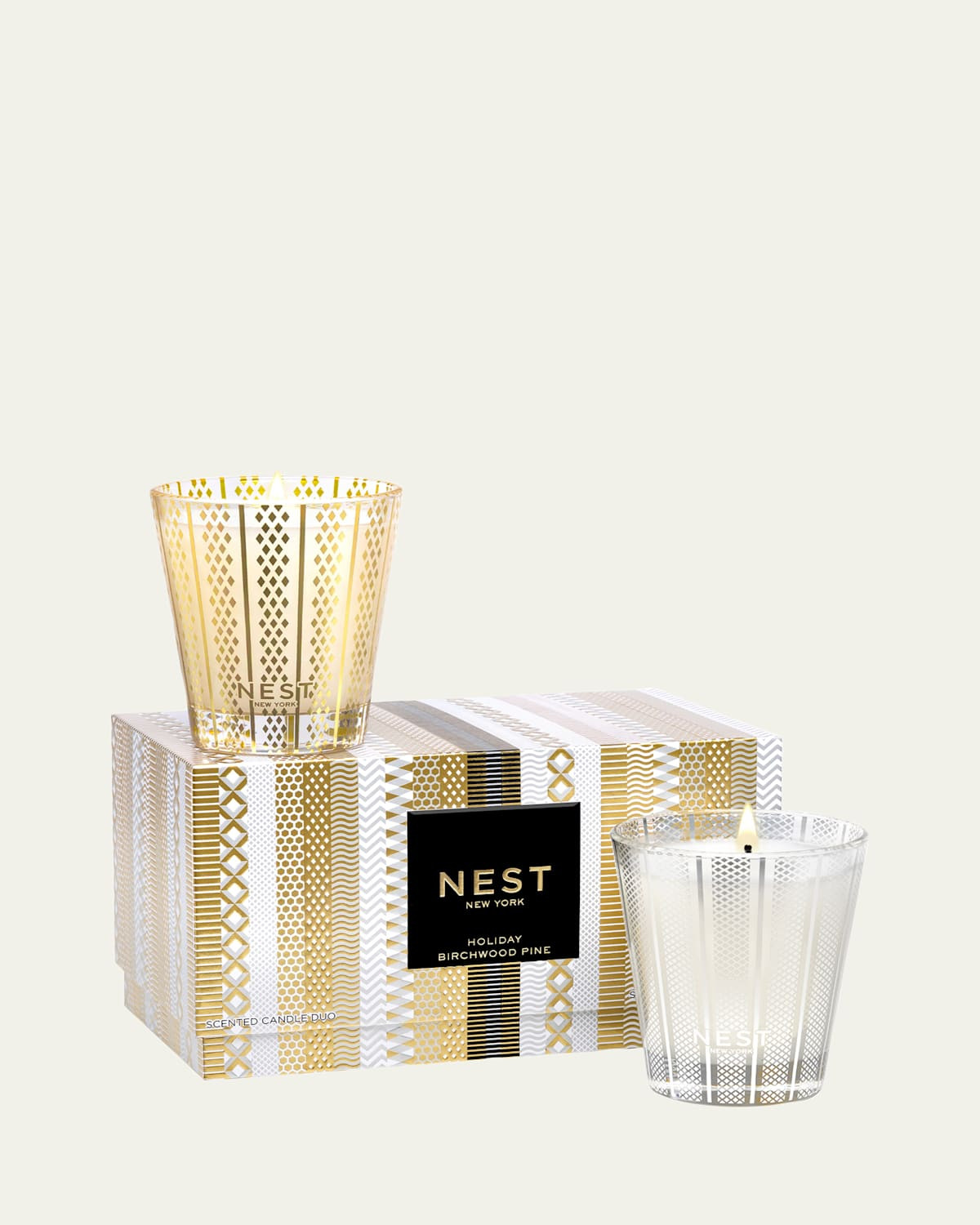 Holiday & Birchwood Pine Classic Candle Duo | Bergdorf Goodman