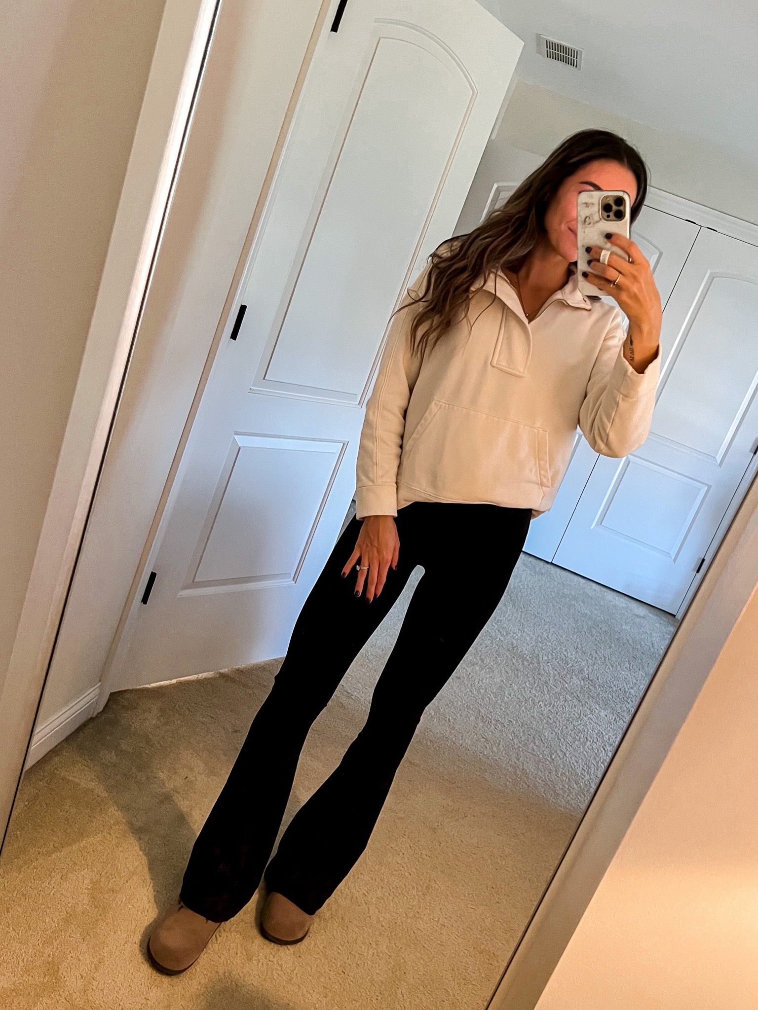 My leggings are currently 25% off - only $41 

Wearing a small long -

#aerie #flareleggings #lululemon #lookforless #aeriesale #athleisure #comfyfit #under50

#LTKsalealert #LTKstyletip #LTKfit