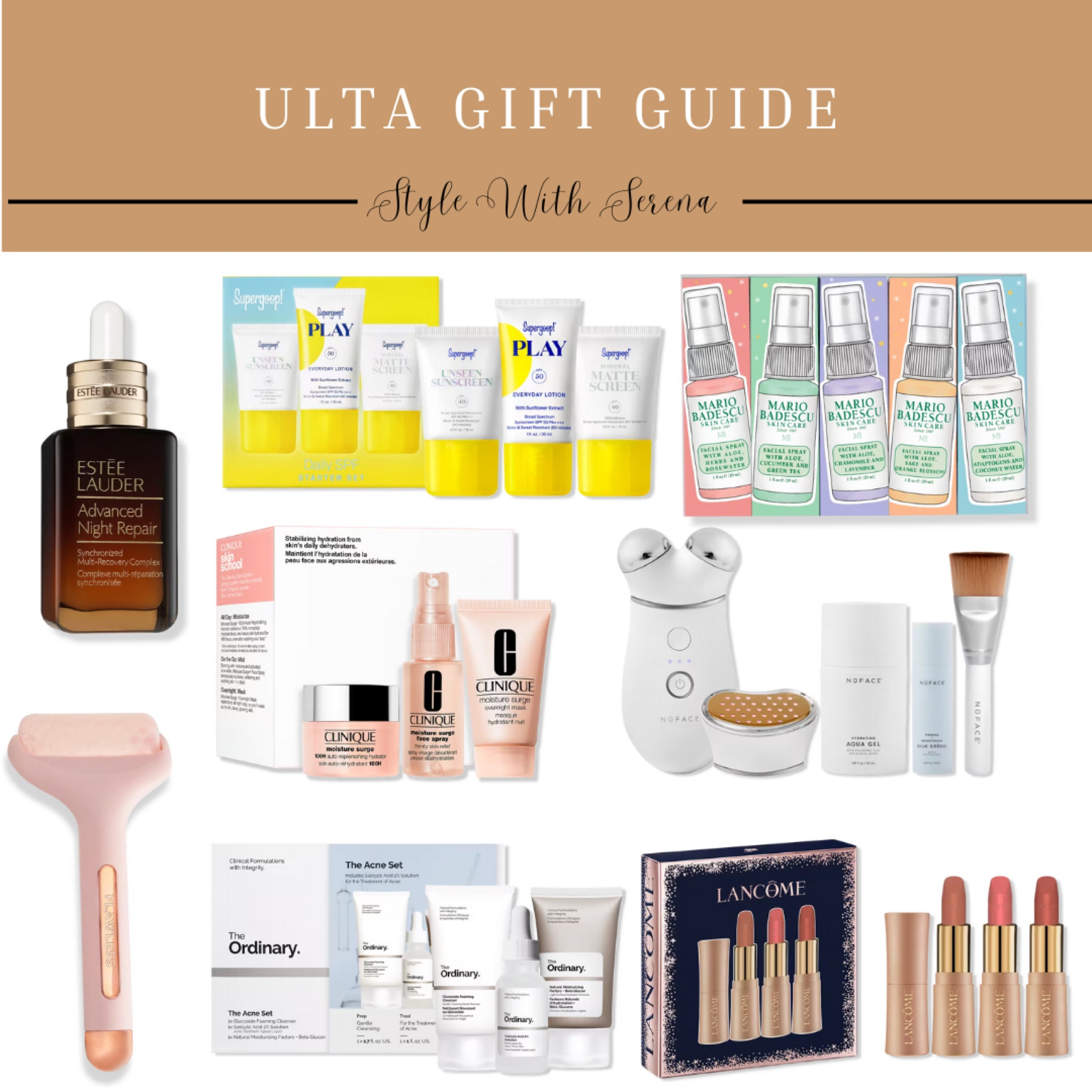 Ulta gift guide, gift guide, gift ideas, beauty gifts, makeup gift sets, gift sets 

#LTKGiftGuide #LTKHoliday #LTKBeauty