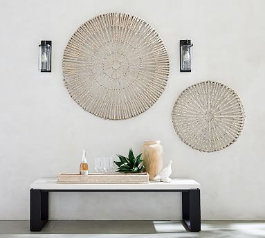 Handwoven Willow Wheel Wall Art | Pottery Barn (US)