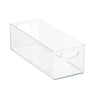 iDESIGN Linus Medium Deep Drawer Bin Clear | The Container Store