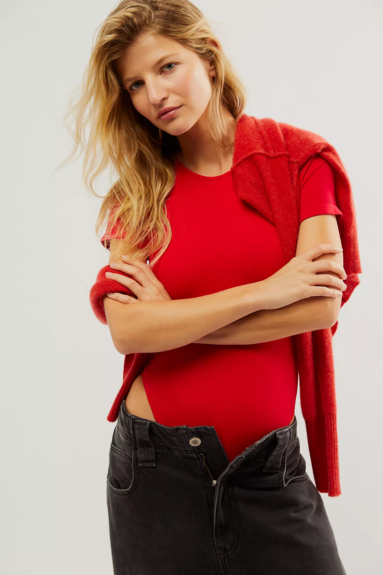 Clean Lines Tee Bodysuit | Free People (Global - UK&FR Excluded)