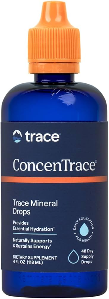 Trace Minerals ConcenTrace Drops | Full Spectrum Minerals | Ionic Liquid Magnesium, Chloride, Pot... | Amazon (US)