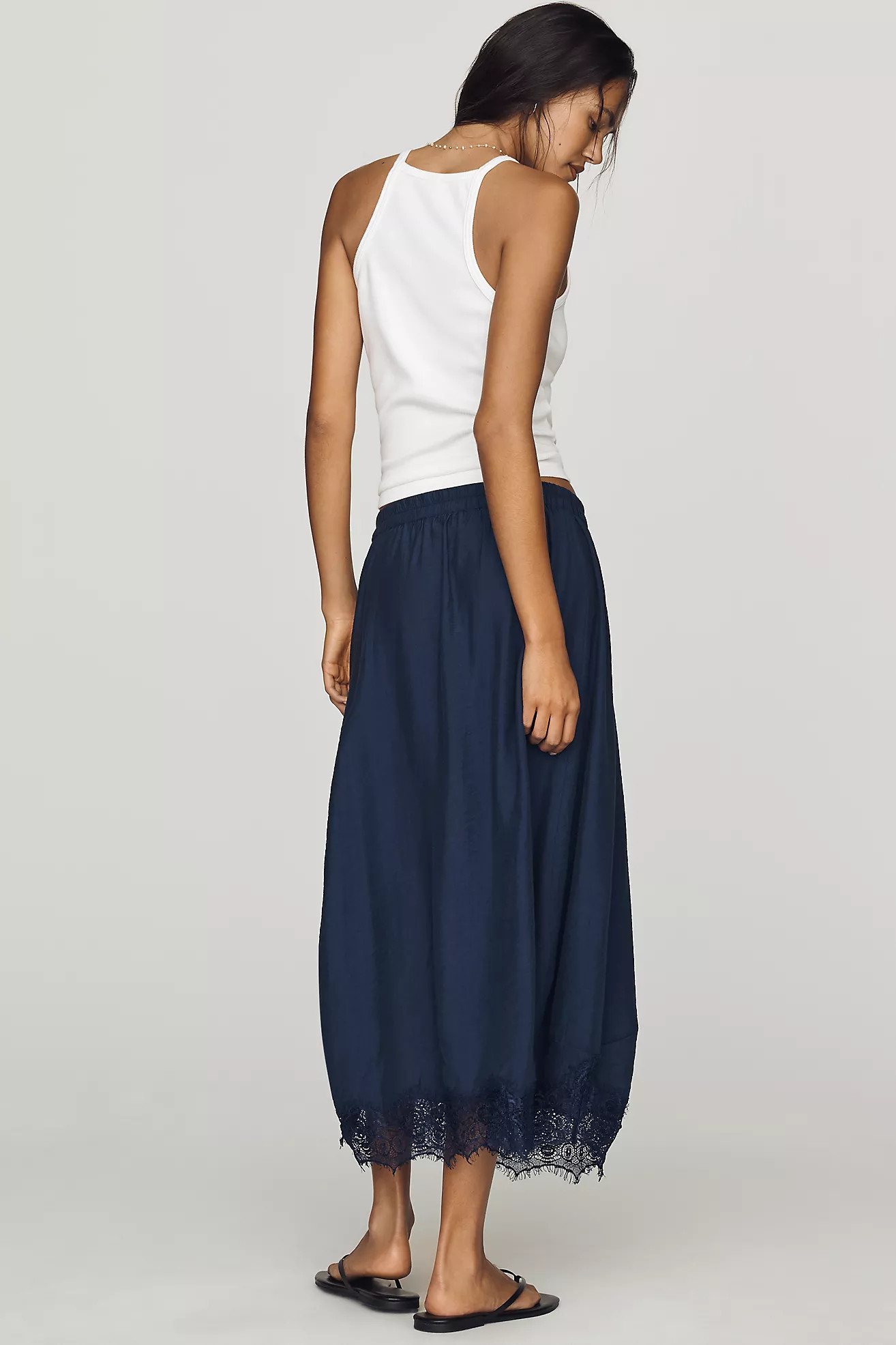 By Anthropologie Reverie Midi Skirt | Anthropologie (US)