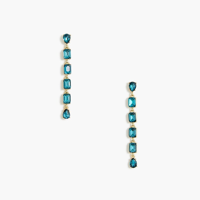Crystal drop earrings | J.Crew Factory
