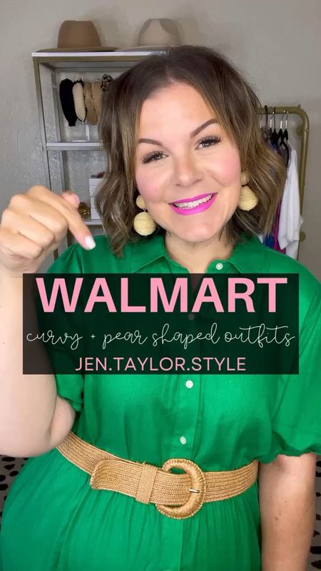 Walmart curvy summer outfits! This green linen dress is perfect to style as a work outfit or dress down on vacation. So many great colorful outfit ideas under $30! Loving the blue and green plus size dress, it could also be a swim coverup! Green dress, pink skirt, white cardigan - XL, green and blue dress and orchid pants - 1X, jean jacket XXL Plus size dress, midsize dress, Walmart try on, Walmart haul, Walmart plus size, size XL try on, Free Assembly dress, linen dress
6/26

#LTKVideo #LTKStyleTip #LTKPlusSize
