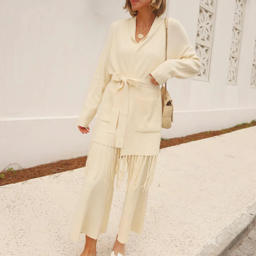 Splendid x @Cellajaneblog Fringe Open Cardi | Splendid