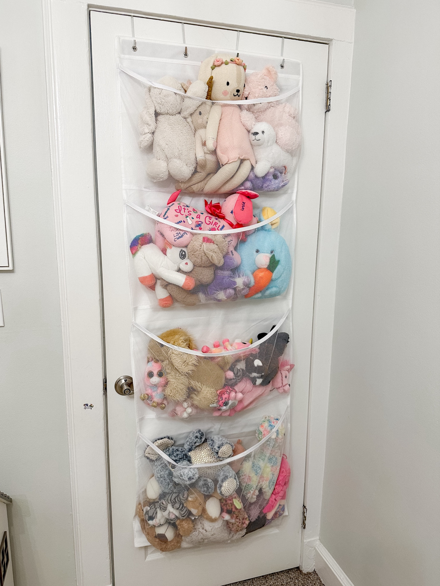 Behind the door stuffed animal storage 

#LTKfamily #LTKGiftGuide #LTKkids