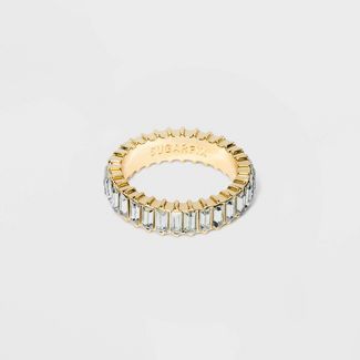 SUGARFIX by BaubleBar Baguette Crystal Statement Ring | Target