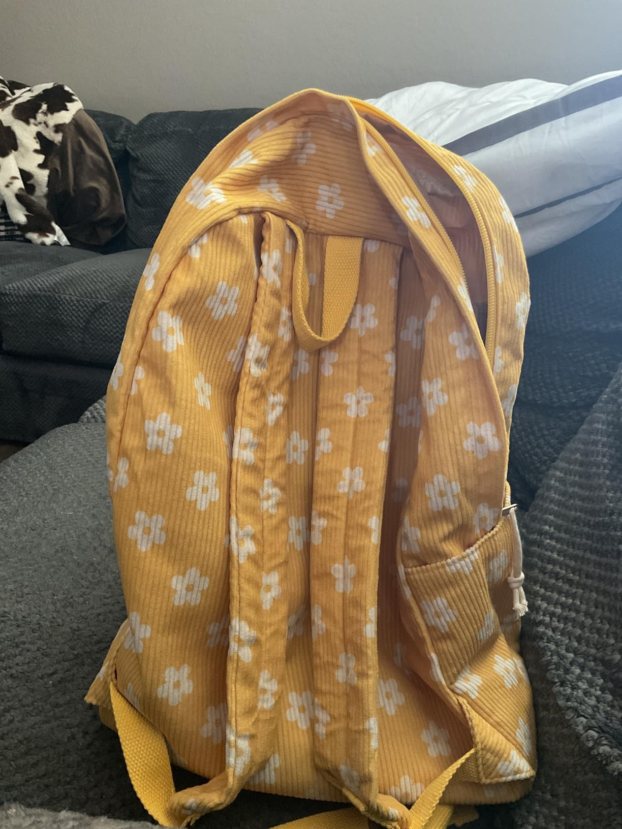 School Backpack for Teen Girls Bookbags Elementary High School Corduroy Laptop Bags Women Travel ... | Amazon (US)