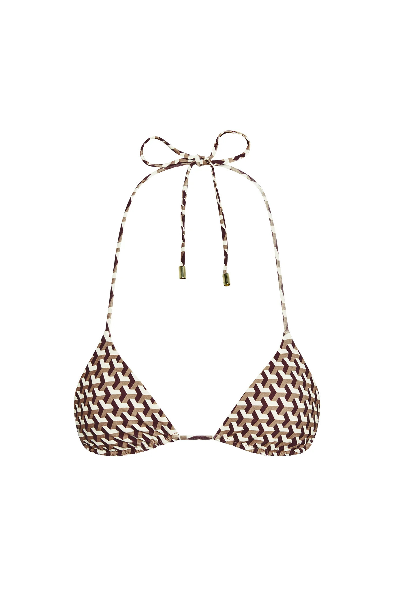 Taormina Top - Husk Geo | Monday Swimwear