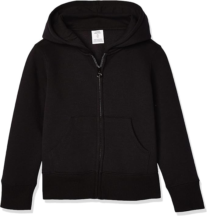 Amazon Essentials Girls and Toddlers' Fleece Zip-Up Hoodie Sweatshirt | Amazon (US)