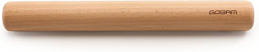 GOBAM Wood Rolling Pin, Small - Dough Roller for Pasta, Cookies, Pie, Pizza, Chapati, Fondant, Ro... | Amazon (US)