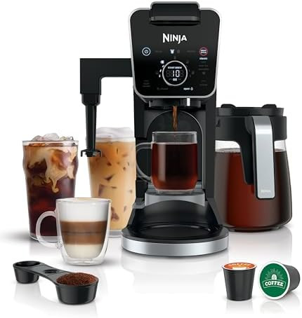 Ninja Specialty Drip Coffee Maker | DualBrew™ Pro Specialty Coffee Machine w/ Frother, Paper Fi... | Amazon (US)