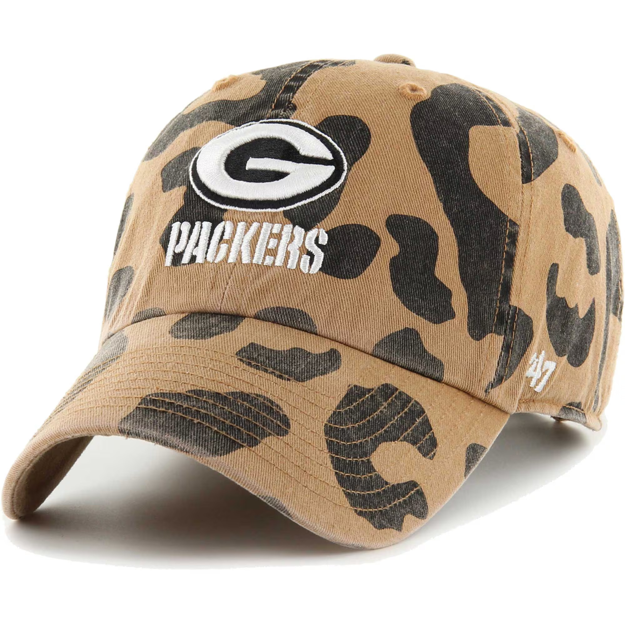 Green Bay Packers '47 Women's Rosette Clean Up Adjustable Hat - Tan | Lids