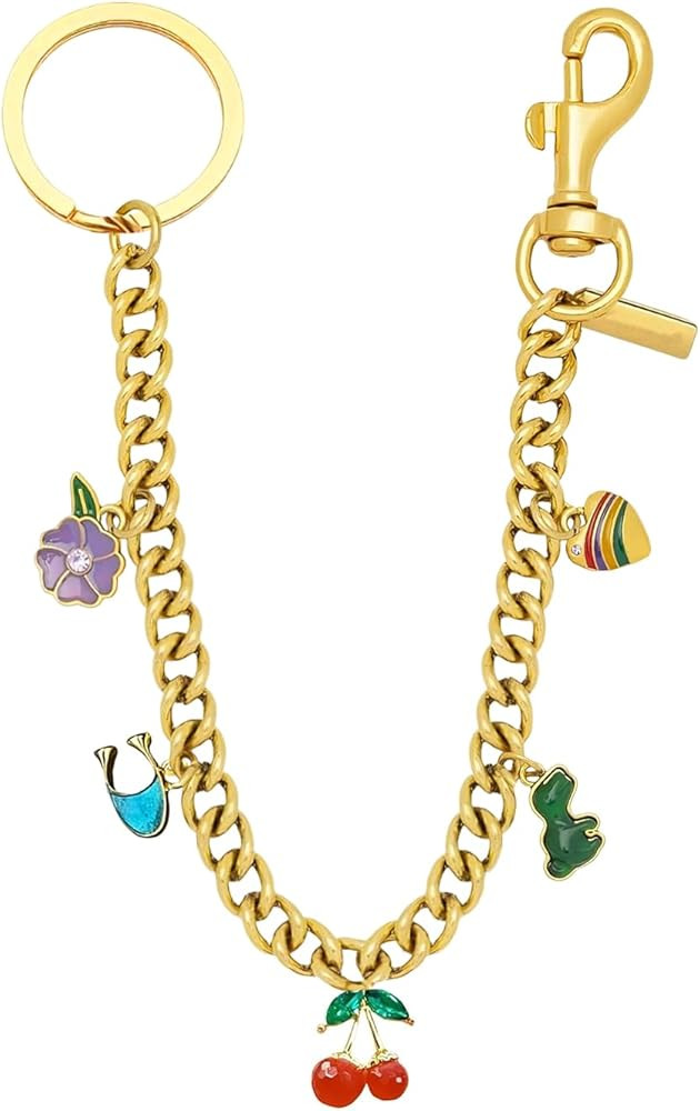 cherry wallet chain Keychains purse extender chain for cute purse charms | Amazon (US)
