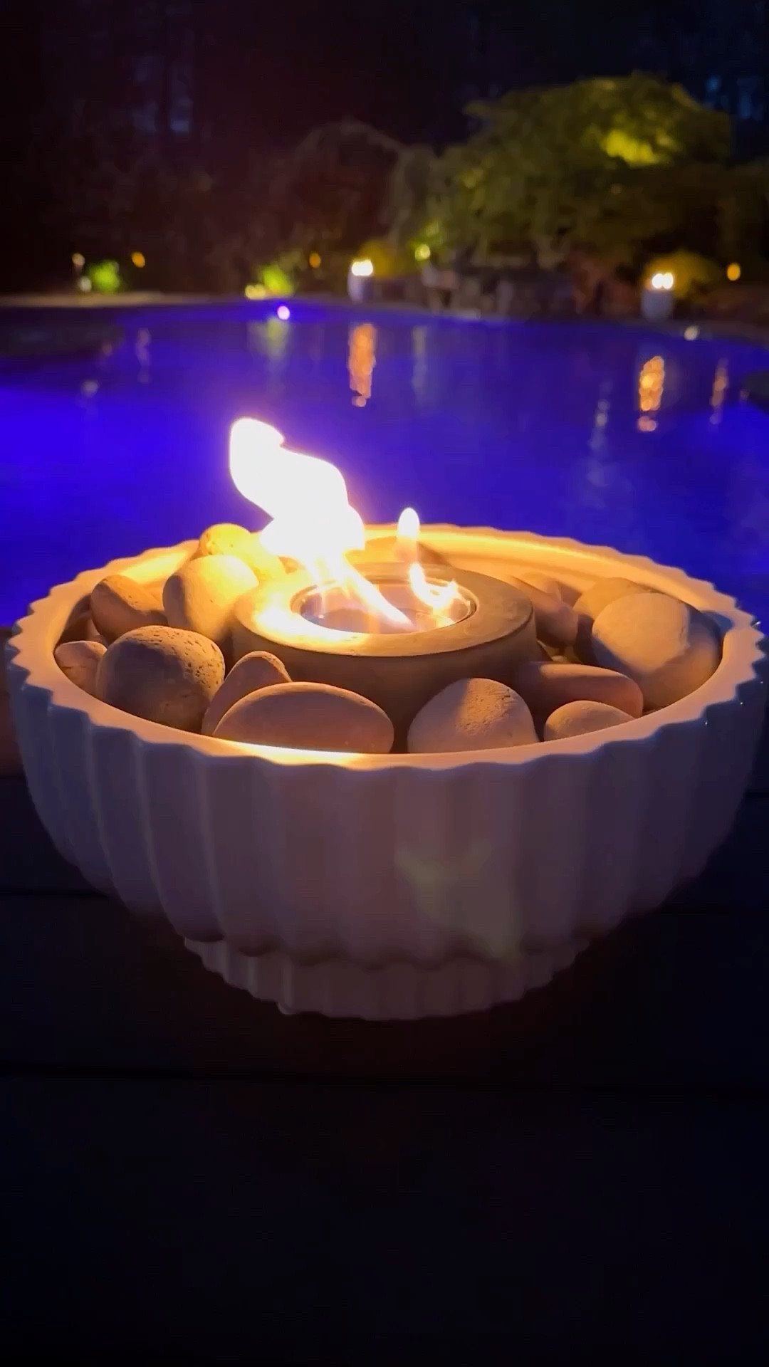 DIY Tabletop Fire Pit 🔥 create your own cozy retreat with this stylish centerpiece that doubles as a mini fire pit! It adds warmth and charm to any space, indoors or out.  Perfect for family game nights, happy hour on the deck or small gatherings. I love that you can enjoy clean, smokeless burning fueled by various alcohol options ( I used 70% isopropyl) while roasting marshmallows, savoring hot dogs or just relaxing around the warm glow of a fire.


#LTKhome #LTKparties #LTKswim