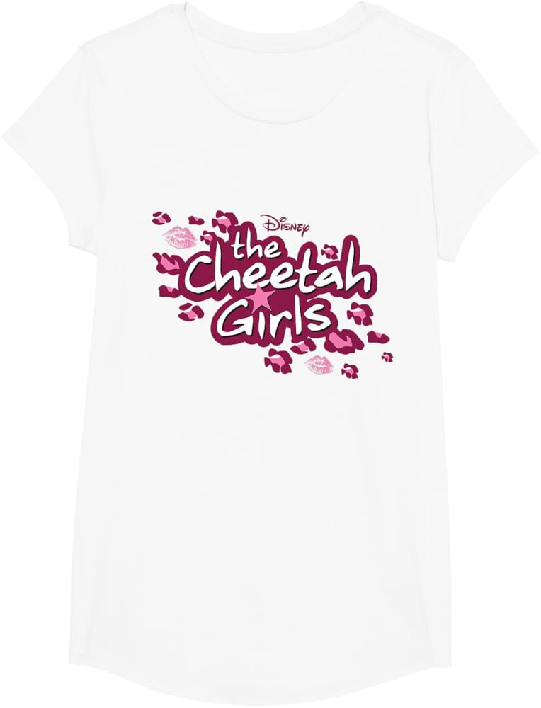 Disney Channel The Cheetah Girls Logo Pink Animal Print T-Shirt | Amazon (US)