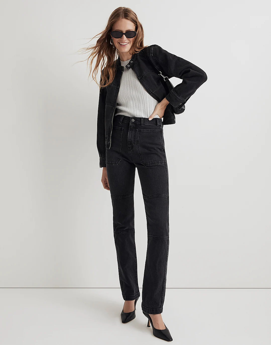 The '90s Straight Utility Jean in Camplin Wash | Madewell