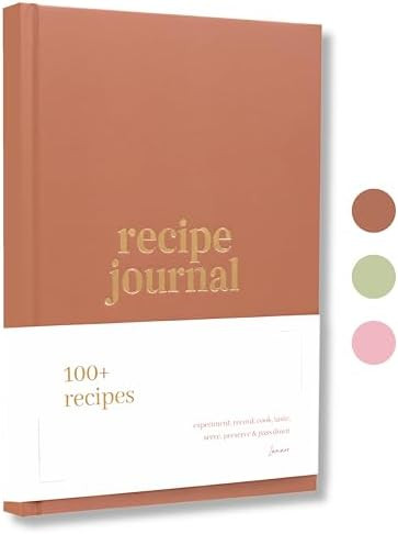 Lamare Blank Recipe Book to Write in Your Own Recipes – Cute DIY Cookbook & Recipe Journal – ... | Amazon (US)