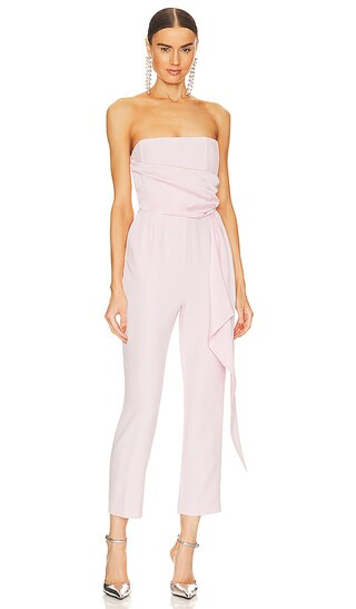 Harlen Jumpsuit in Pink Tulle | Revolve Clothing (Global)
