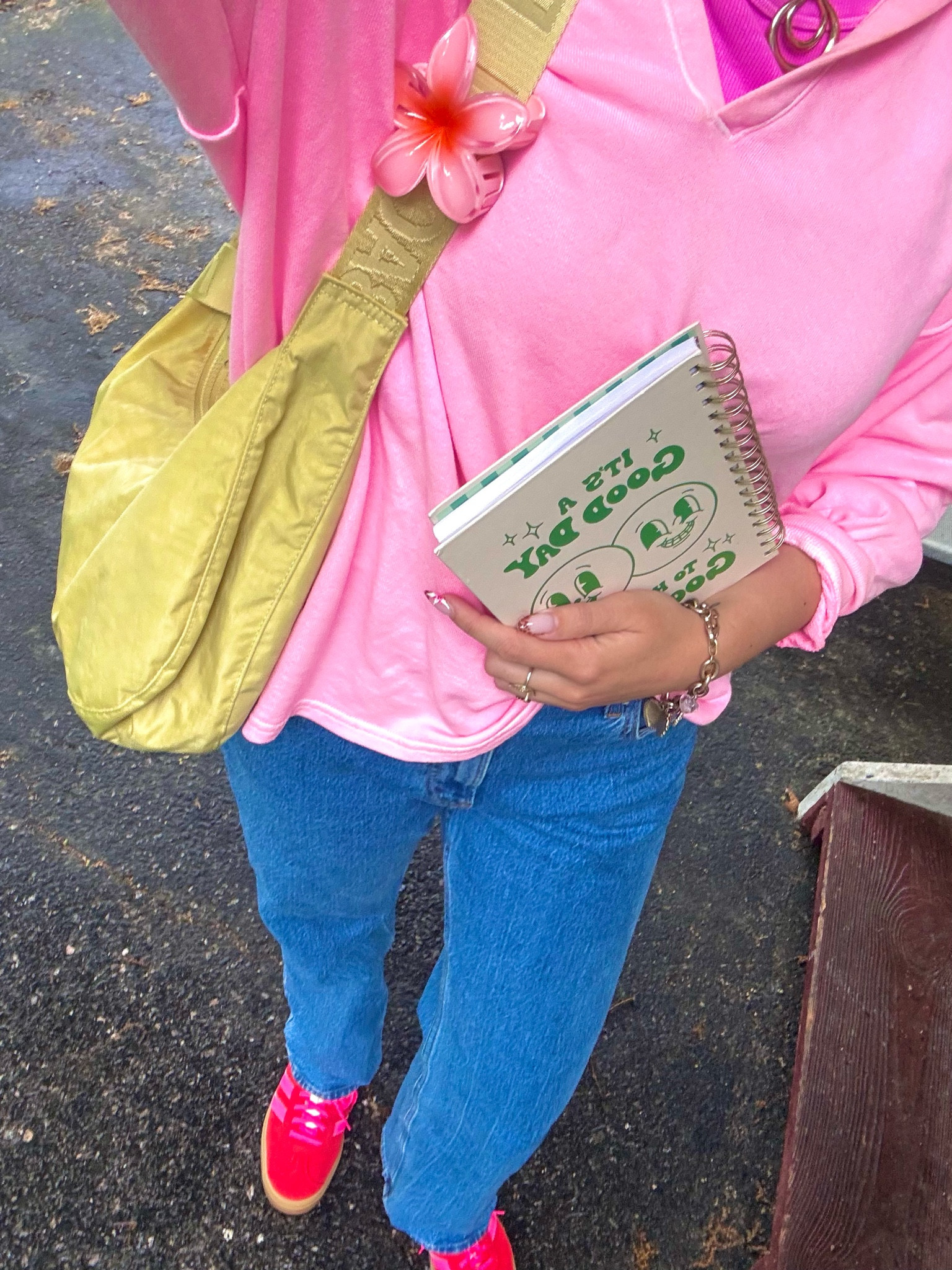 My fav jeans from Abercrombie in medium marble! 