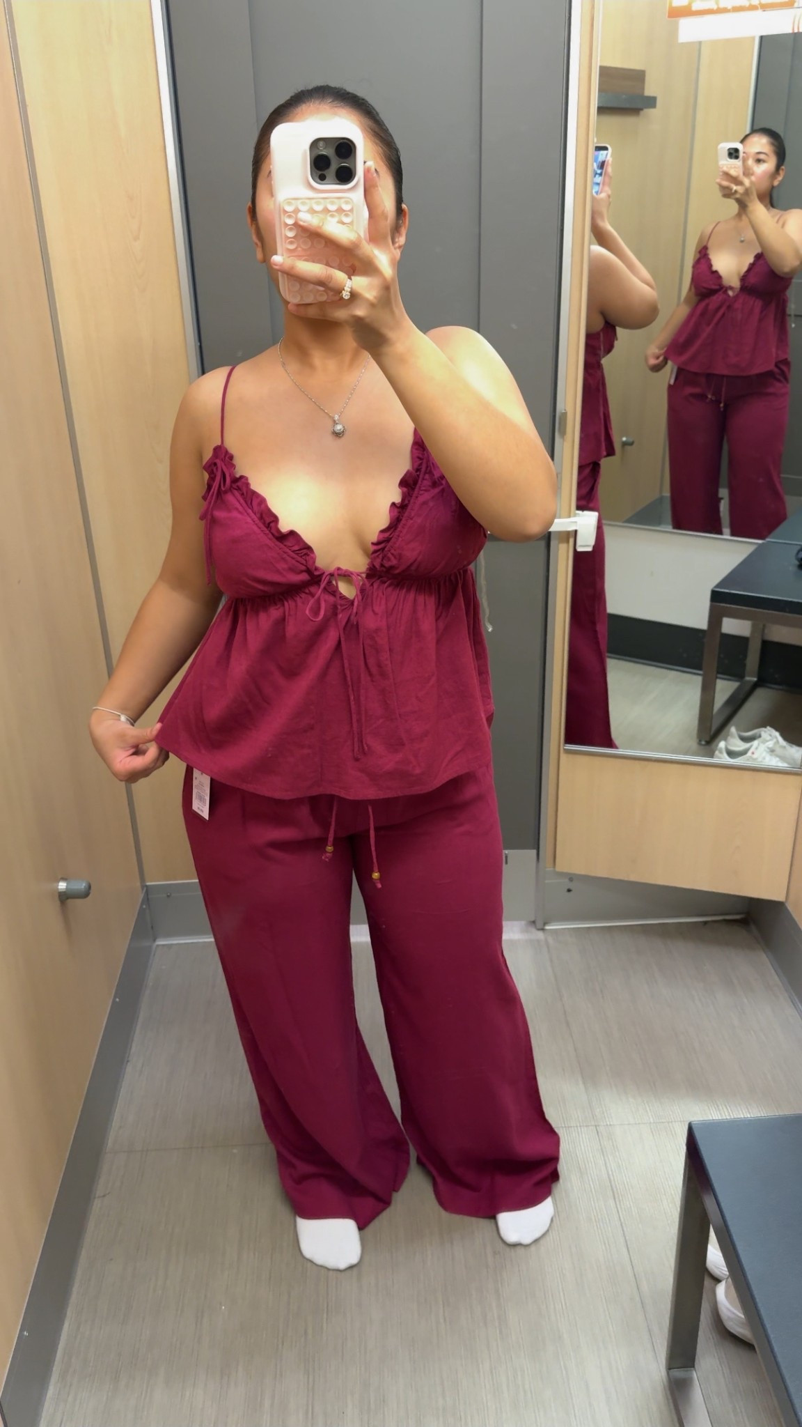 Size S top
Size M bottomm