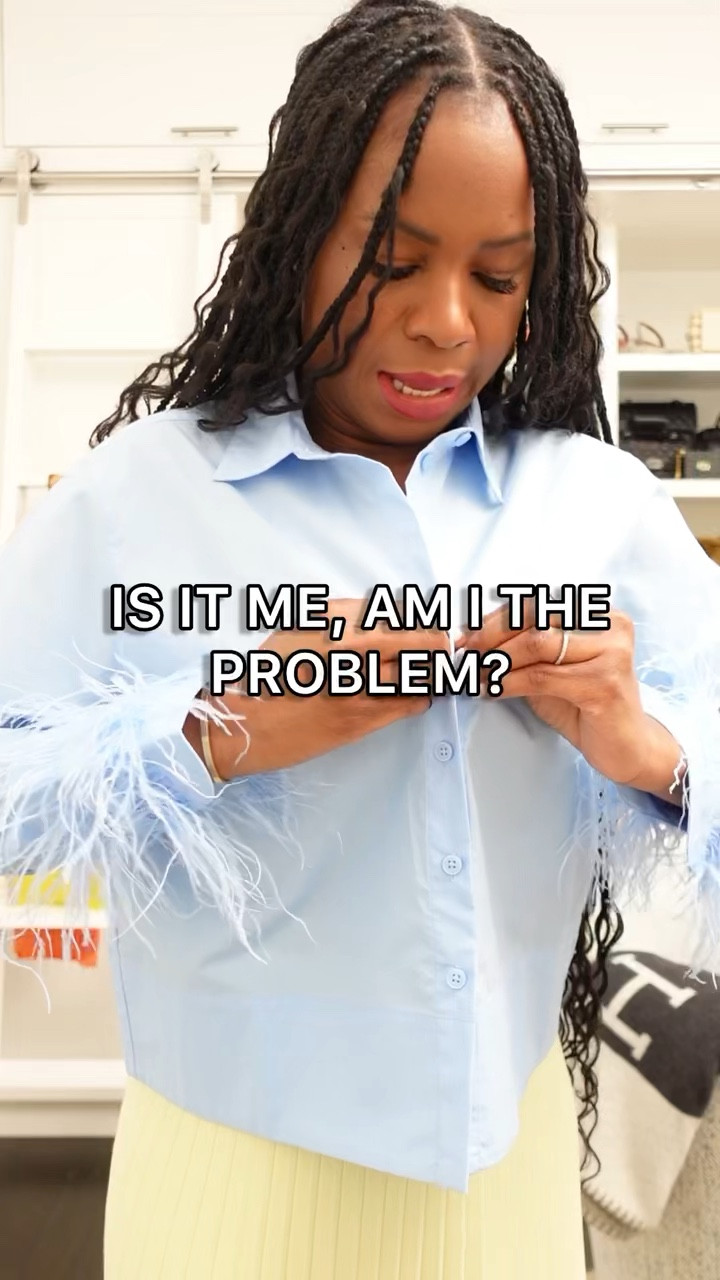 This baby blue dress shirt with feather sleeve detail is perfect for the holiday but also every day. I would wear this shirt to work with the dress pants, but also wear it for dinner. These dress pants are the perfect fit from the Frankie shop and look great with my western inspired ivory boots. The black-and-white detail makes the boots extremely versatile and perfect for fall. 

#LTKworkwear #LTKHolidaySale #LTKstyletip