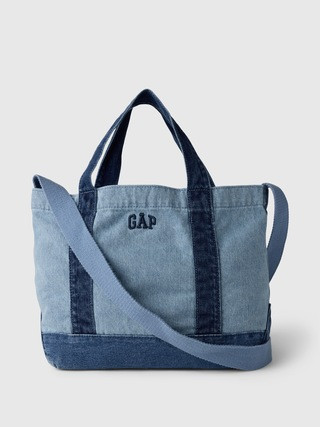 Gap Logo Denim Strap Mini Tote Bag | Gap (US)