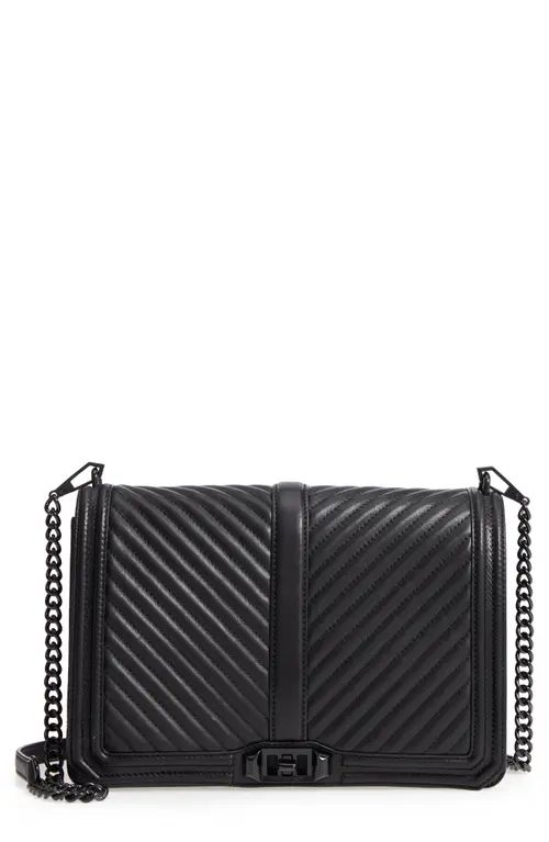 Rebecca Minkoff 'Love Jumbo' Crossbody Bag in Jet Black at Nordstrom | Nordstrom