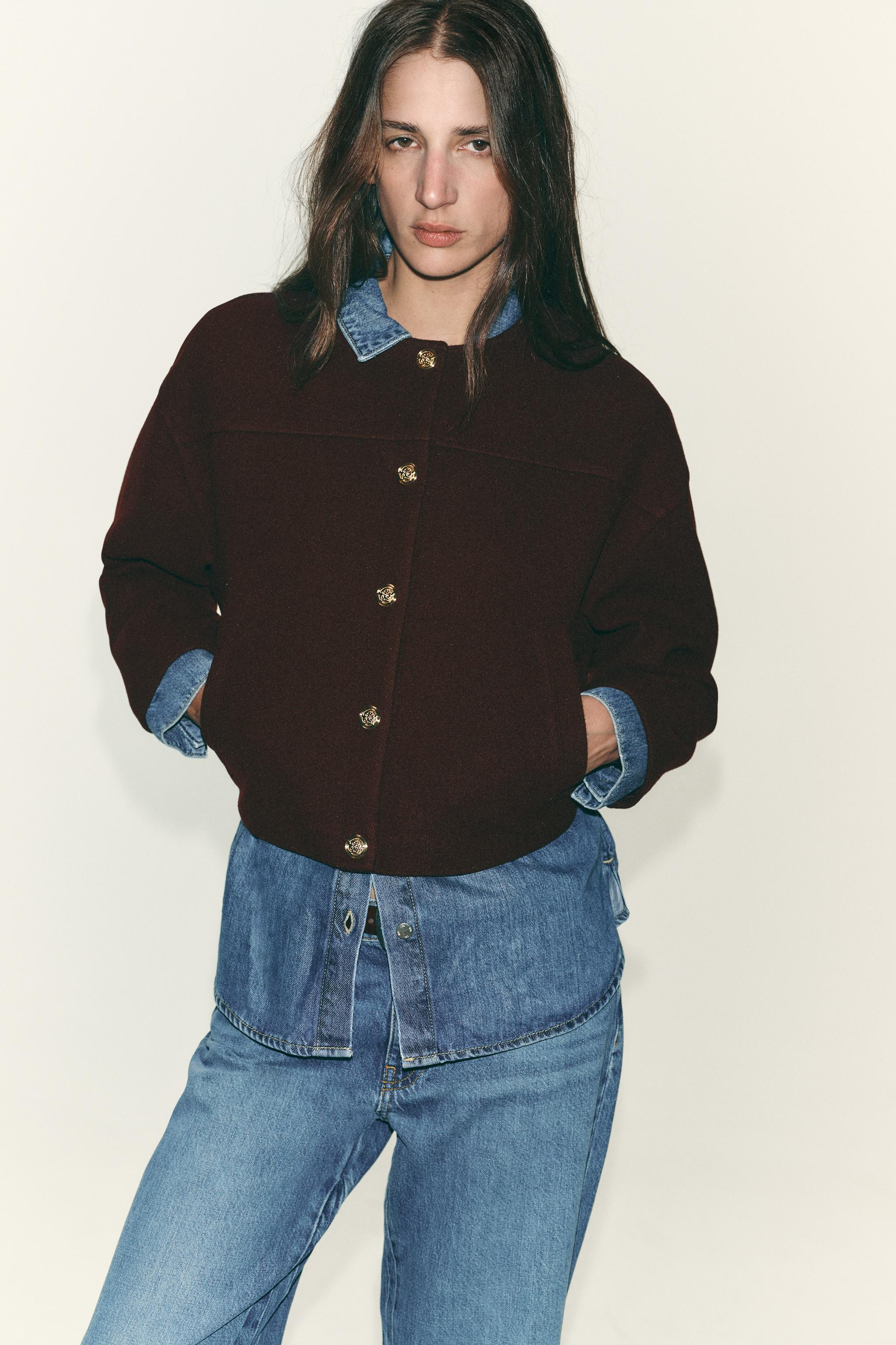 SOFT JACKET WITH GOLD BUTTONS | Zara US