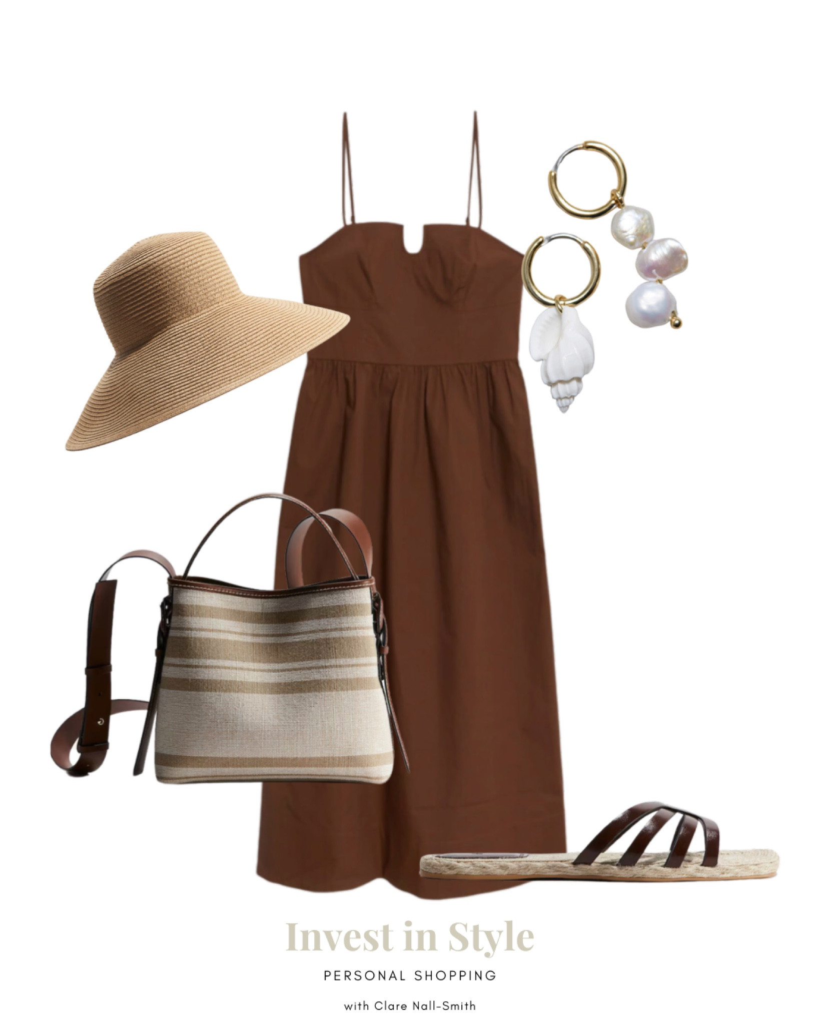Chic summer dress outfit 
Holiday style 
Lovely neckline and cool cotton fabric 

#LTKsummer #LTKgetaway #LTKuk