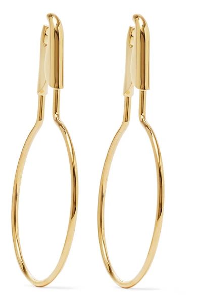 Gold-plated earrings | NET-A-PORTER (UK & EU)