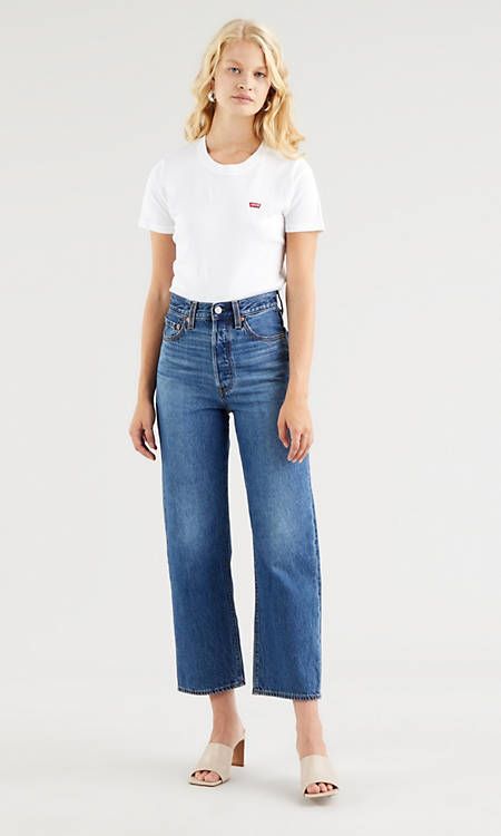 Ribcage Straight Ankle Jeans Sustainable | Levi's (UK)