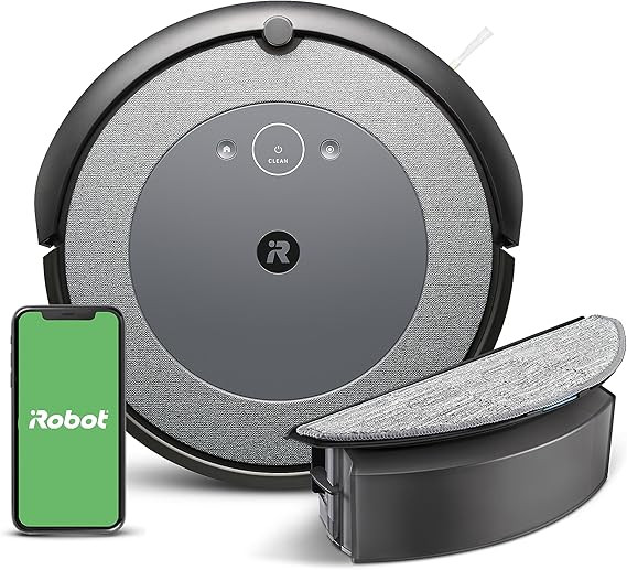 iRobot Roomba Combo i5 Robot Vacuum & Mop - Clean by Room with Smart Mapping, Works with Alexa, P... | Amazon (US)