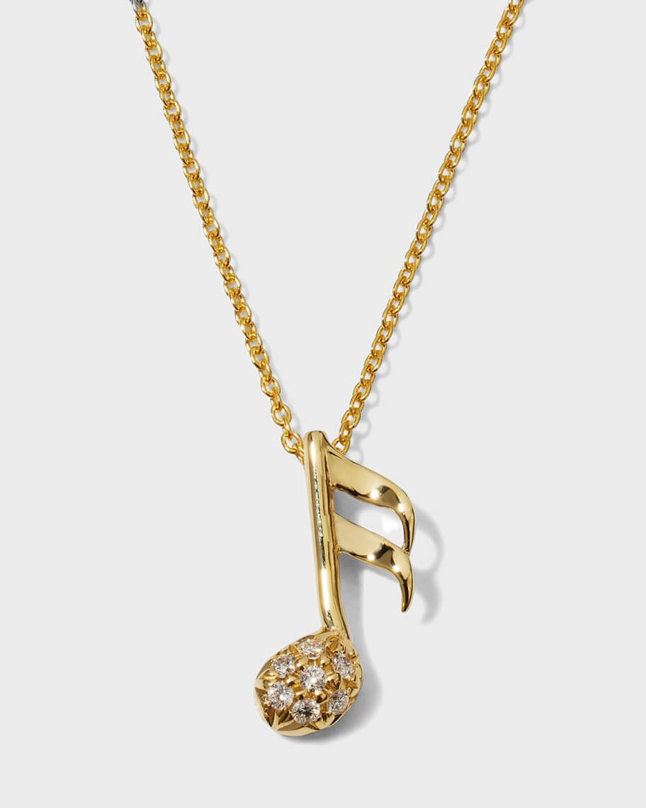 Music Note Tiny Treasure Necklace | Neiman Marcus