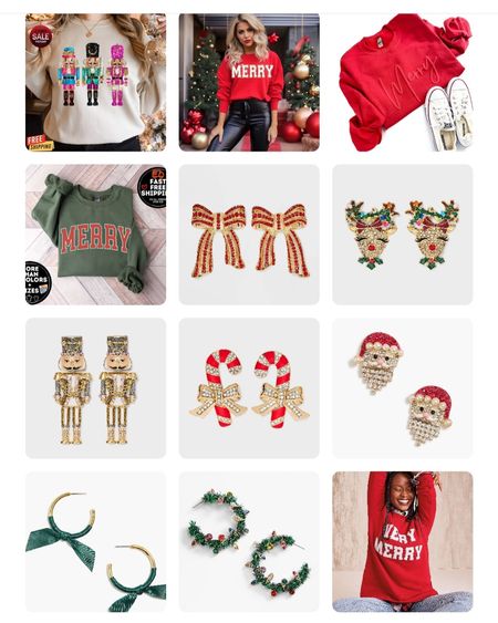 Cute Ugly Christmas sweaters! 

#LTKparties #LTKSeasonal #LTKHoliday