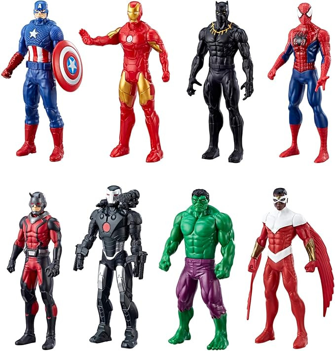 Marvel Avengers Ultimate Protectors Pack, 6-Inch-Scale, 8 Action Figures with Accessories, Super ... | Amazon (US)